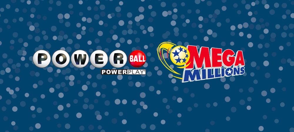 Powerball and Megamillion logos.