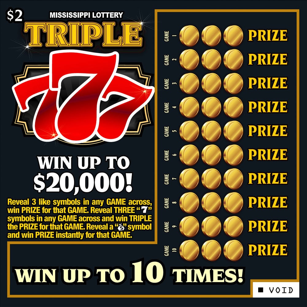 Triple 777 Scratch Off Game