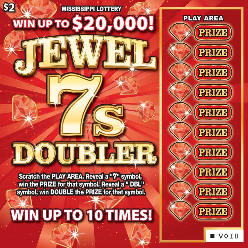 Jewel 7s Doubler Scratch-off game