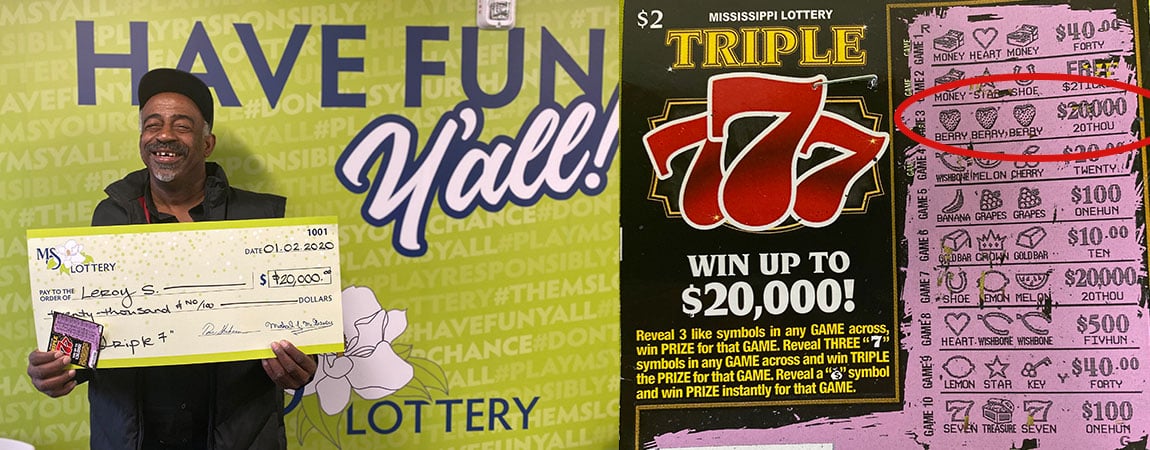 Leroy of Forest wins $20,000 on Triple 777