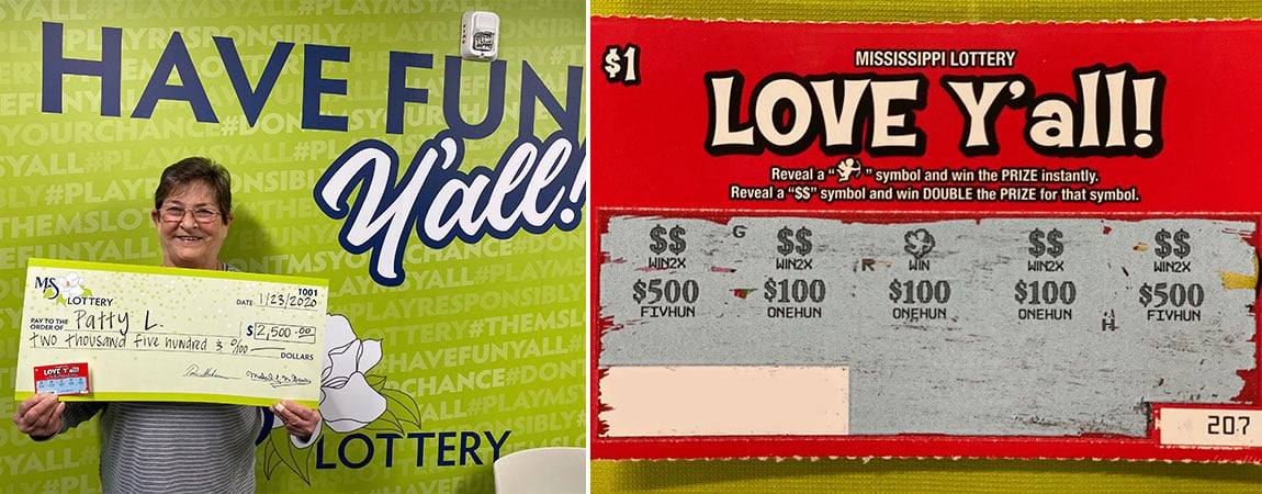 Patty L. of Petal wins Love Y'all Jackpot of $2K