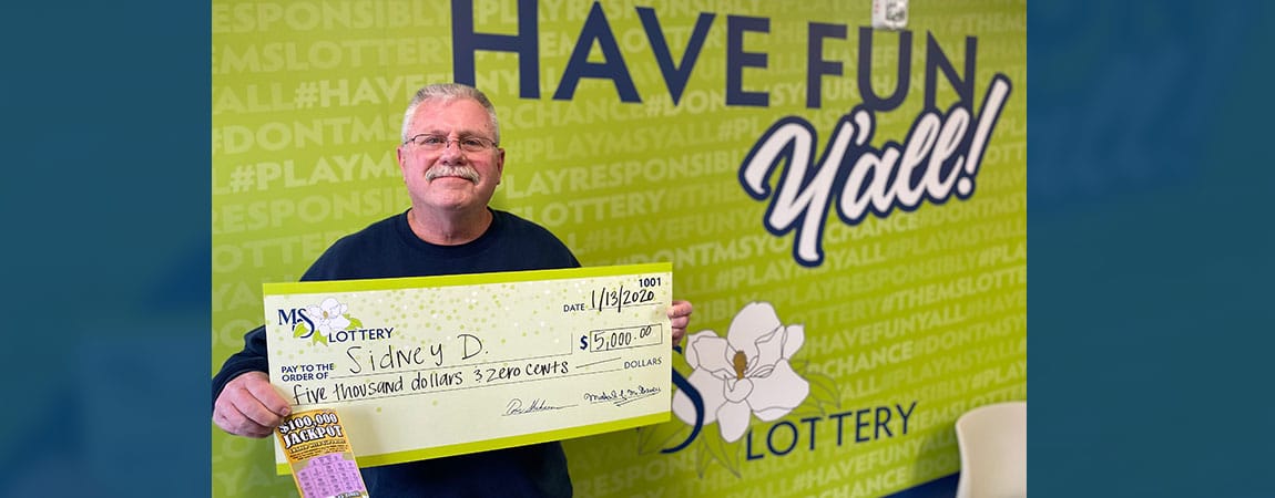 Sidney of Northport, AL wins $5K on $100,000 Jackpot