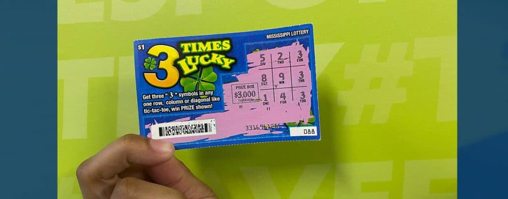 Crystal Springs woman wins $3,000 on a 3 Times Lucky