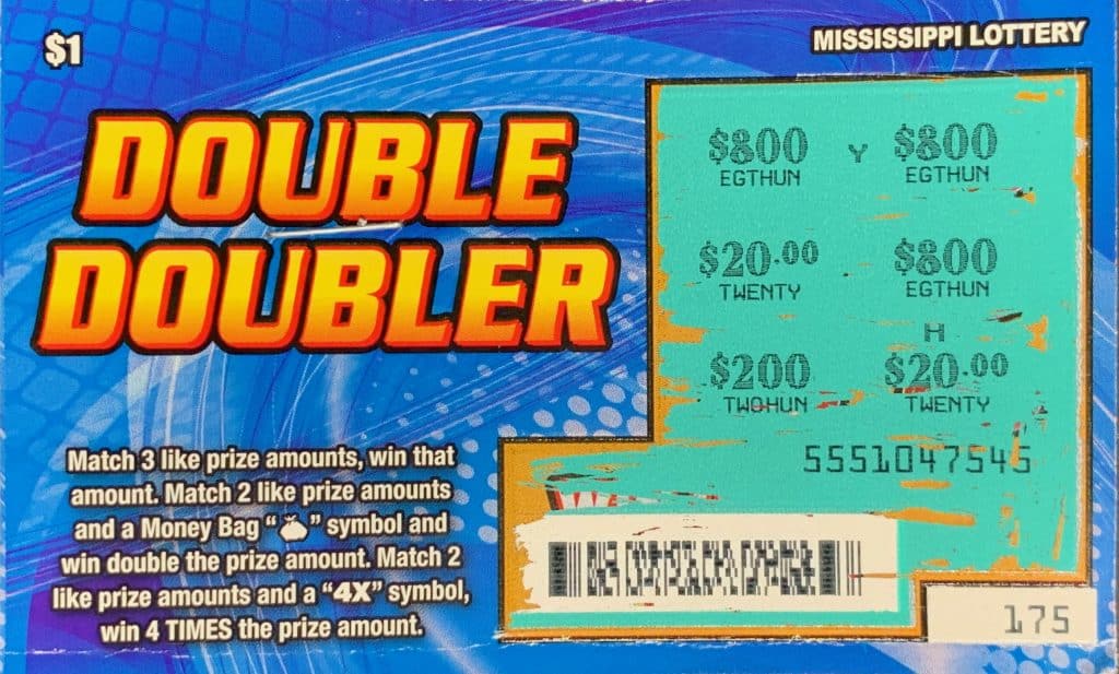 Gulfport Woman Wins $800 on Double Doubler!