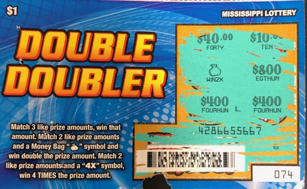 A Batesville woman won $800 from a Double Doubler scratch-off game purchased at Circle K on Main St., Senatobia.