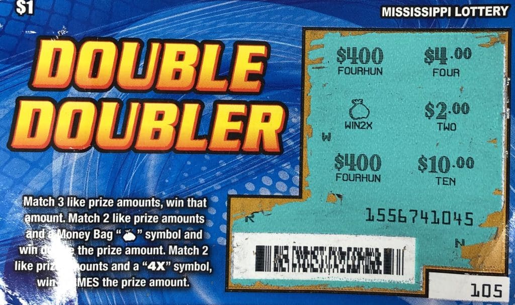 A Laurel player won $800 on a Double Doubler scratch-off game purchased at Stringer Red Apple Chevron on Hwy. 15, Stringer.