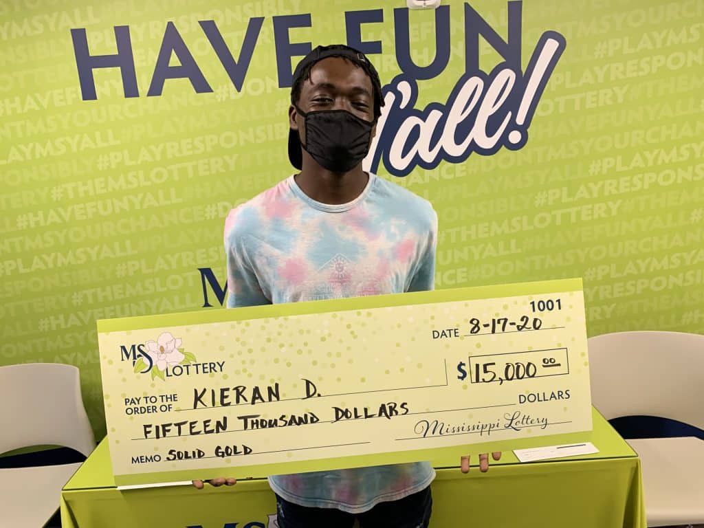 Kieren said he stopped by the store Saturday to get some candy and decided to take a chance on lottery tickets. He purchased 4- $2 Solid Gold tickets and the 2nd one he scratched was a $15,000 winner!