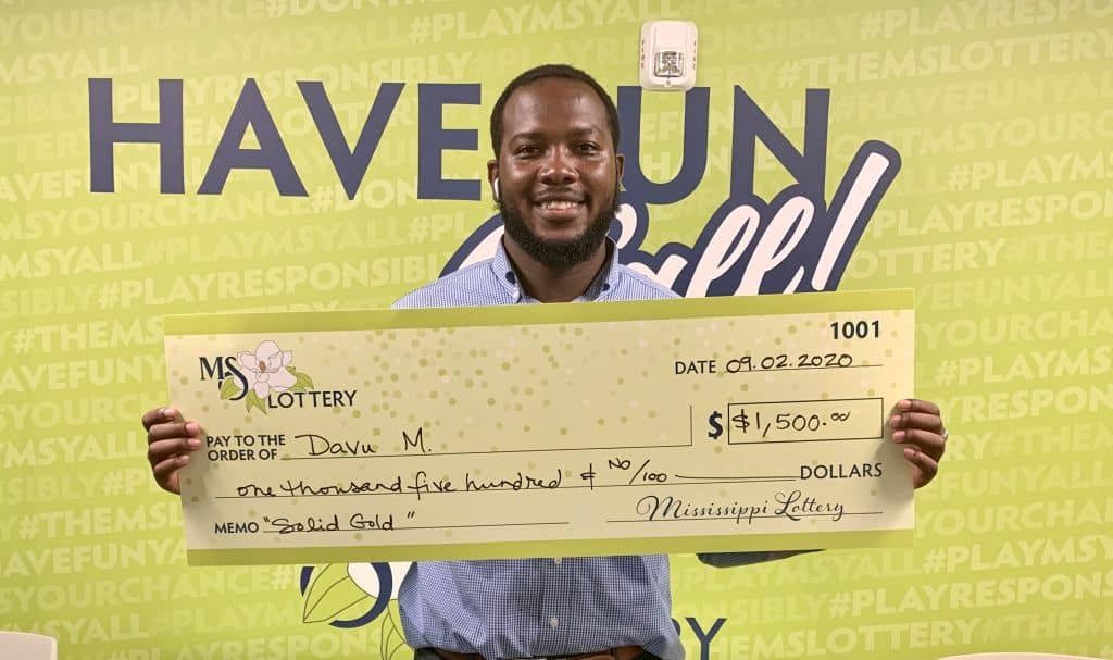 Davu M. of Morton won $1,500 on a Solid Gold scratch-off game purchased at Morton Exxon on Hwy. 13 S., Morton.