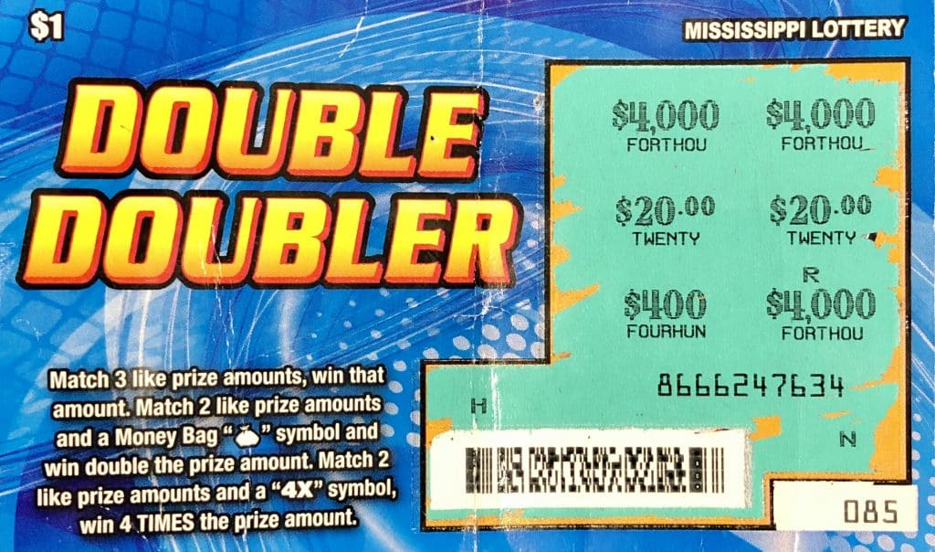 A Mantachie woman won $4,000 on a Double Doubler scratch-off game purchased at Pratt’s Foodmart on Indian Oak Dr., Saltillo.