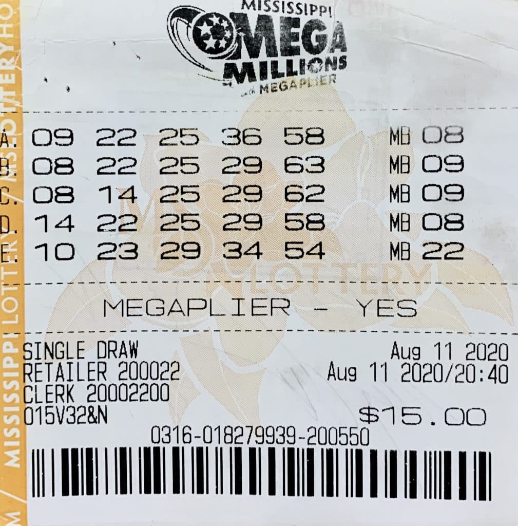 A Saucier man won $840 on a Mega Millions ticket purchased at Wayne Lee’s Grocery and Market on Telephone Rd., Pascagoula.