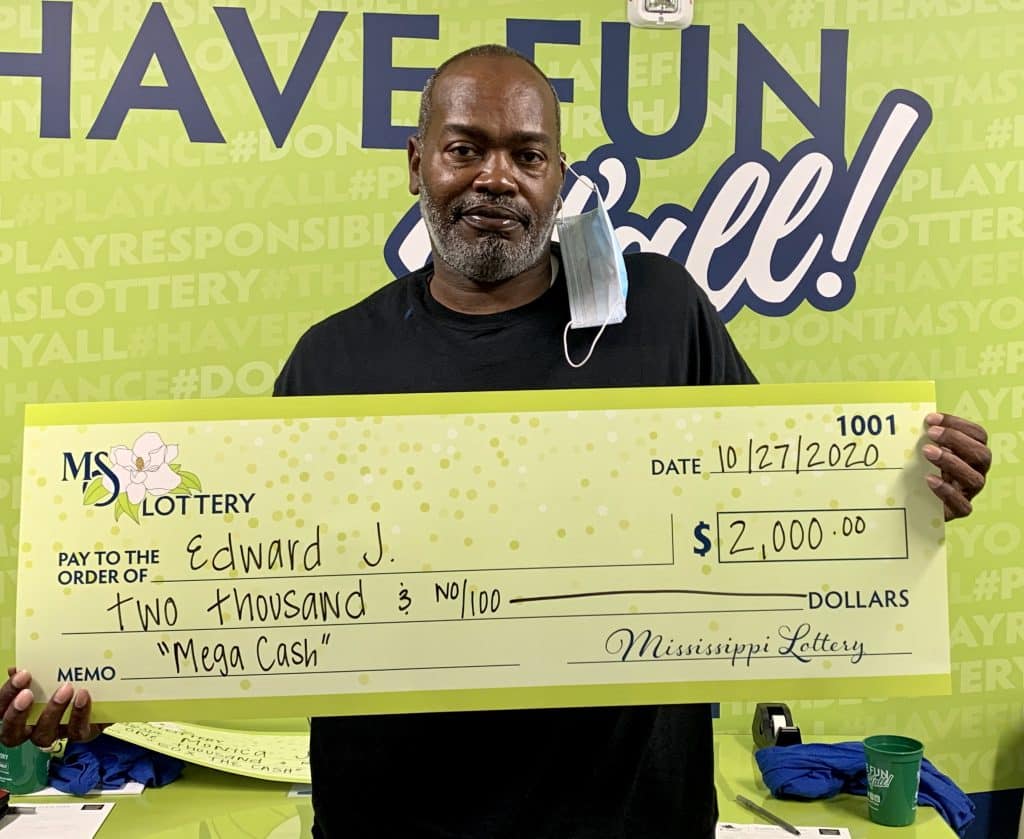 Edward J. of Jackson won $2,000 on a Mega Ca$h scratch-off game purchased at Happy Food Junction on W. Northside Dr., Jackson.