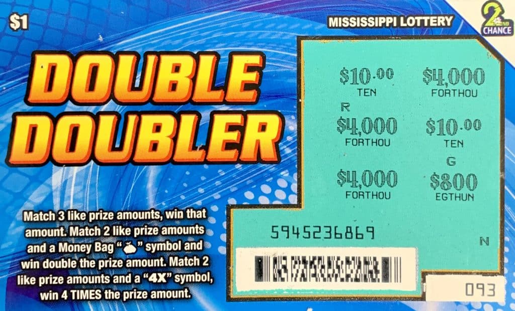 A Meridian woman won $4,000 on a Double Doubler scratch-off game purchased from Circle K on Roebuck, Meridian.