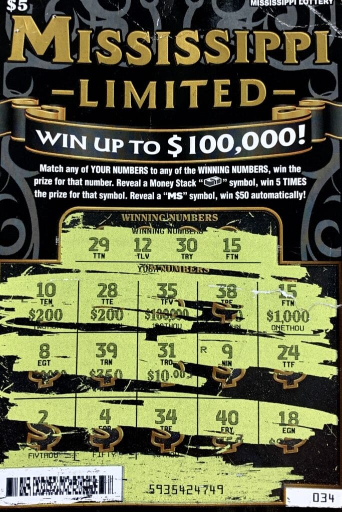 A Pass Christian player won $1,000 on a Mississippi Limited scratch-off game purchased from Keith’s Superstore #109 LLC on E. Beach Blvd., Pass Christian.