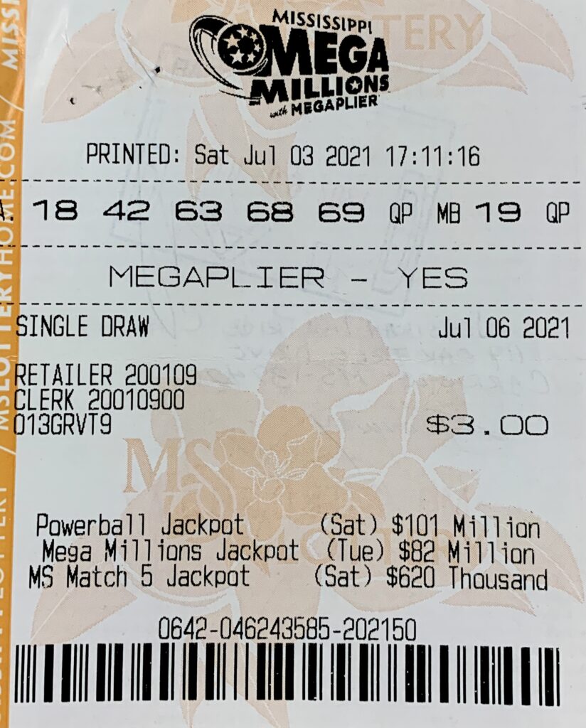 A Carriere woman won $1,500 on a Mega Millions ticket purchased from Mickeys Quick Stop 2 on Hwy. 11, Picayune.