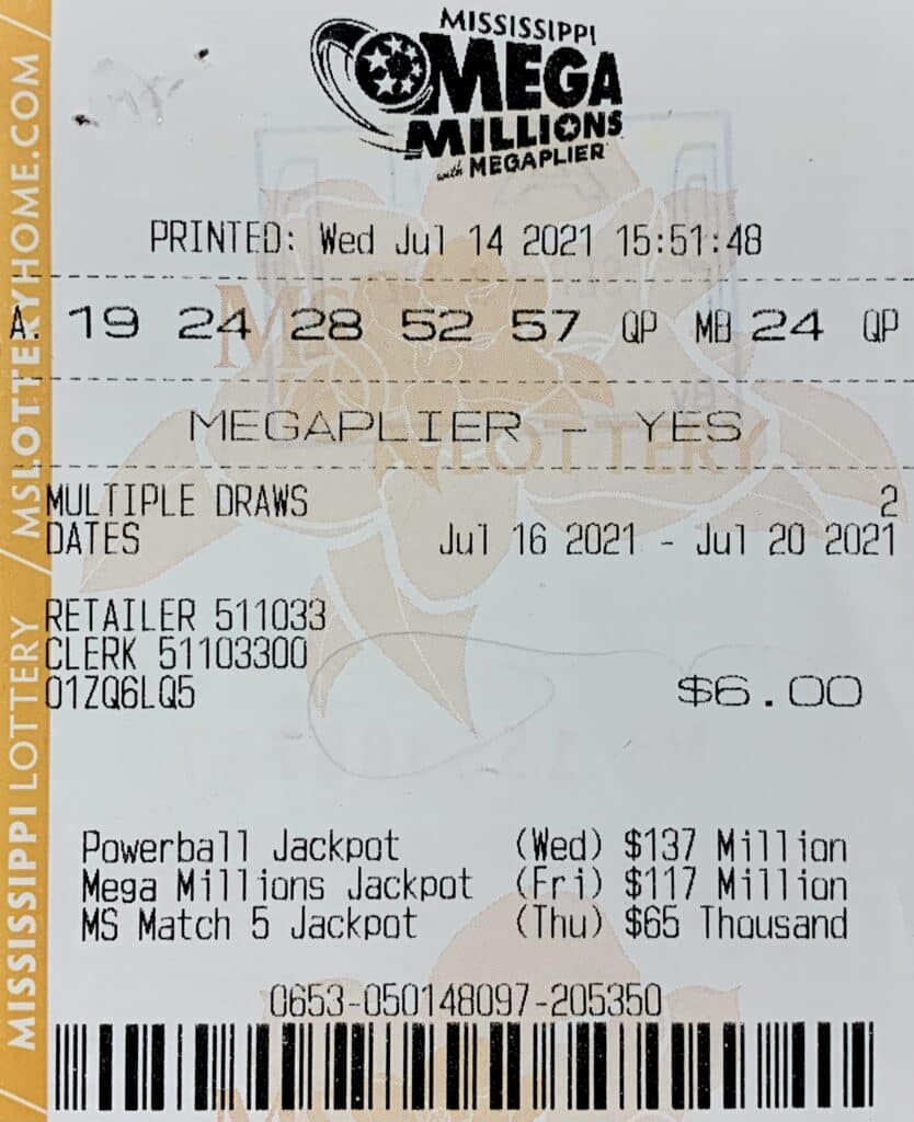 A Pass Christian woman won $800 on a Mega Millions ticket purchased from Keith’s Superstore #181 LLC on Hwy. 603, Kiln.